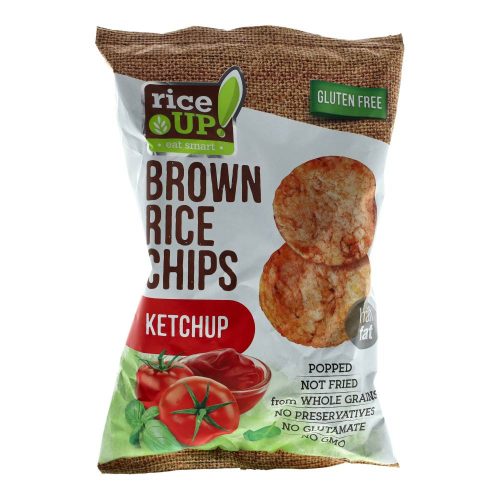 Rice up rizs chips ketchup gluténmentes
