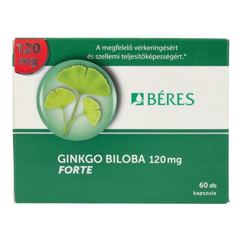 Béres ginkgo biloba 120mg kapszula 60 db