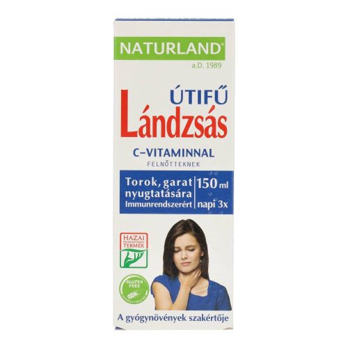 Naturland lándzs.útifű+c szirup felnőtt