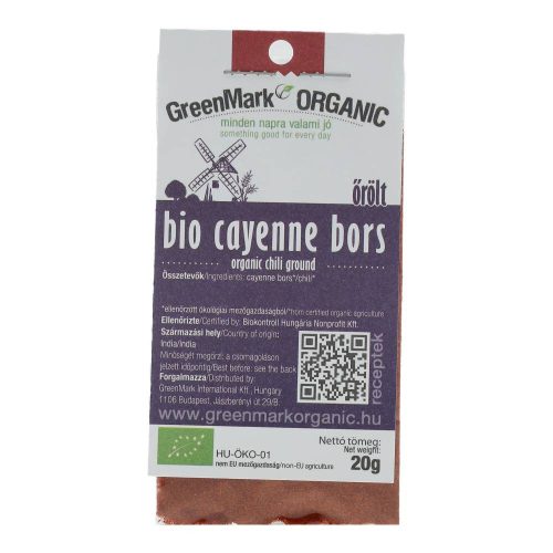 Greenmark bio cayenne bors őrölt