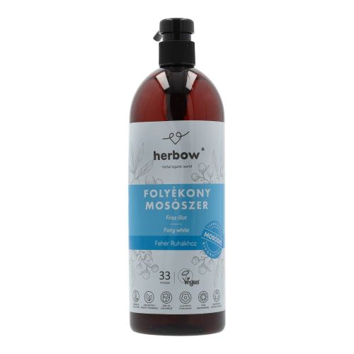 Herbow folyékony mosószer fehér, 1000 ml
