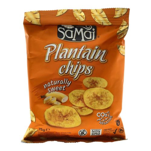 Samai plantain chips natúr édes 75g