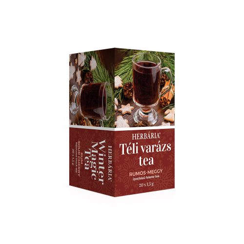 Herbária téli varázs tea rumos meggy