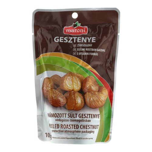 Maroni gesztenye hámozott egész sült