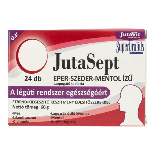 Jutavit jutasept szopogató tabl.eper-sze