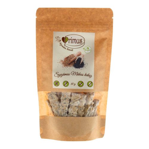 Primus keksz szezám-mák gluténmentes