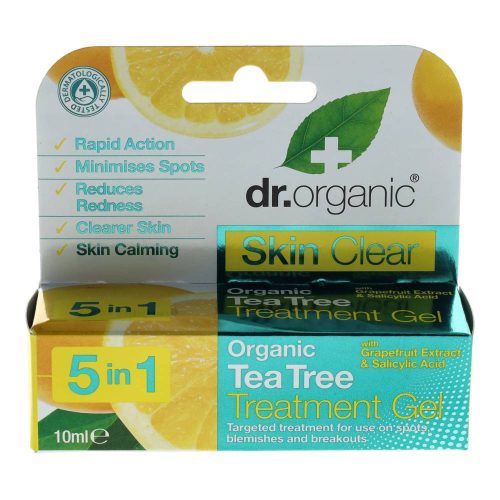 Dr Organic Skin Clear pattanáskezelő gél 5 az 1-ben, 10 ml