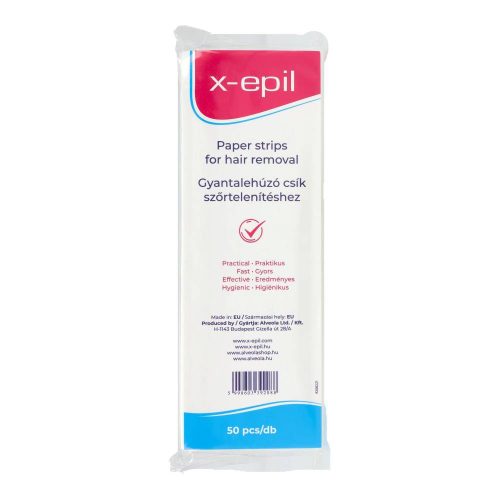 X-epil lehúzó textilcsíkok 50db