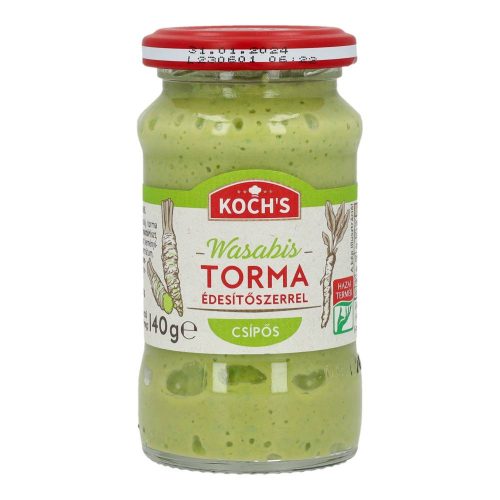 Kochs wasabis torma édesítőszerrel 140g