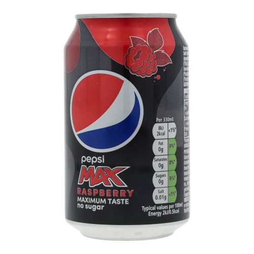Pepsi max málna 330ml cukormentes