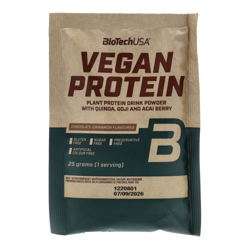 BioTechUSA vegan protein csoki-fahéj 25g