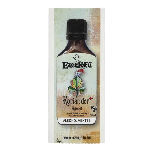 Ezerjófű koriander+ kivonat csepp 50 ml