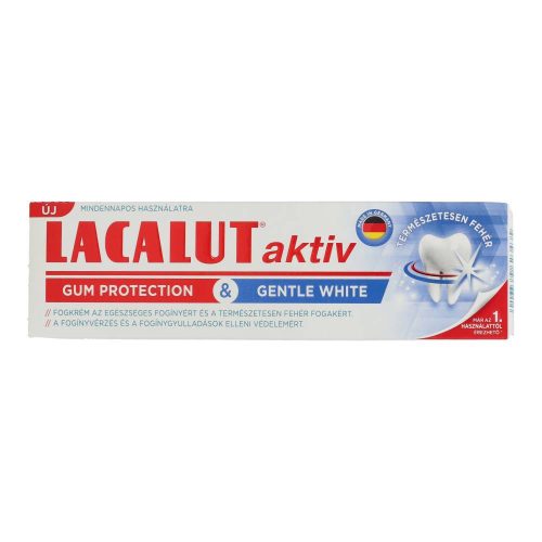 Lacalut fogkrém aktiv gum prot&gent whit