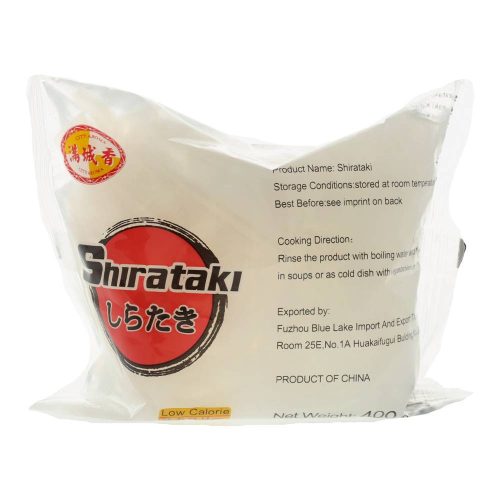 Shirataki konjac tészta szélesmetélt gluténmentes