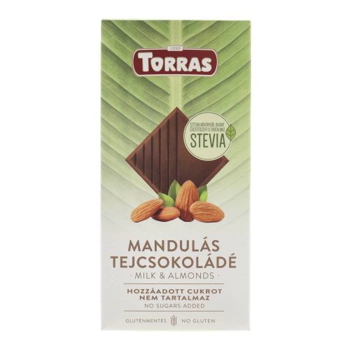 Torras stevia tejcsoki mandula gluténmenteshcukormentes