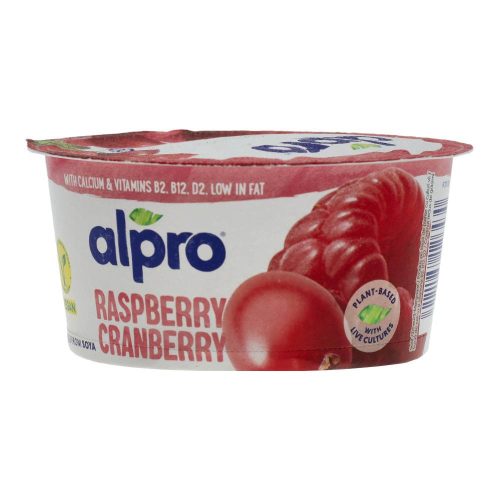 Alpro szójagurt málna-vörösáfonya 40n