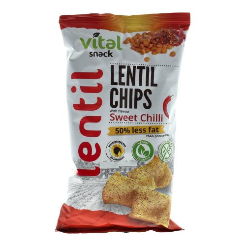 Vital lencse chips édes chili gluténmentes
