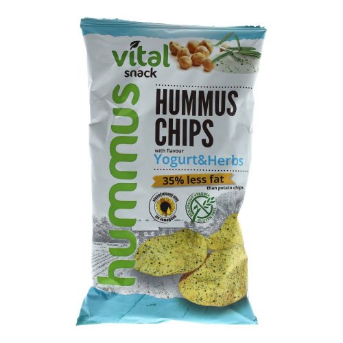 Vital hummus chips joghurt-zöldfűszer gm
