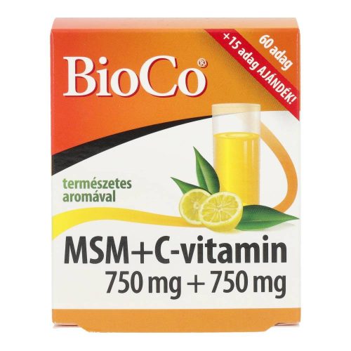 BIOCO MSM+C-VITAMIN ITALPOR 750MG+750MG