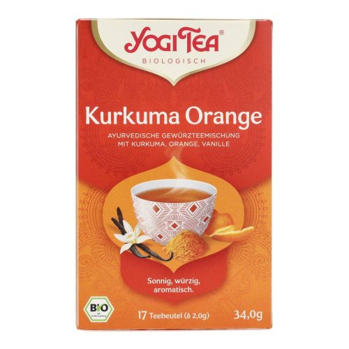Yogi bio kurkuma narancs tea