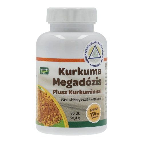 Zöldvér kurkuma megadózis kapszula