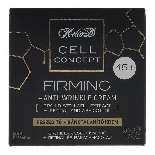 Helia-D Cell Concept feszesítő és ránctalanító éjszakai krém 45+