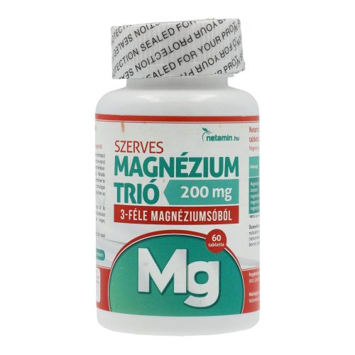 Netamin szerves magnézium trió tabletta