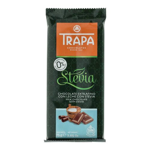 Trapa steviás tejcsokoládé gltuénmentes, cukormentes
