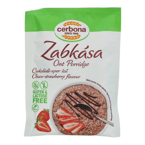 Cerbona zabkása csokoládé-eper gluténmentes, laktózmentes 