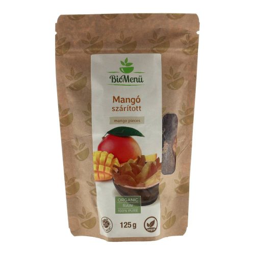 Biomenü bio szárított mangó 125g