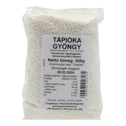 Paleolit tápiókagyöngy 500g
