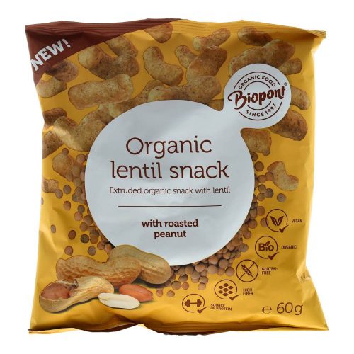 Biopont bio extrudált lencse földimogyorós, gluténmentes