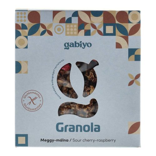 Gabiyo granola meggy-málna 275g