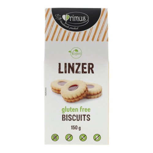 Primus vegán linzer gluténmentes, laktózmentes csökk.ch. 90n