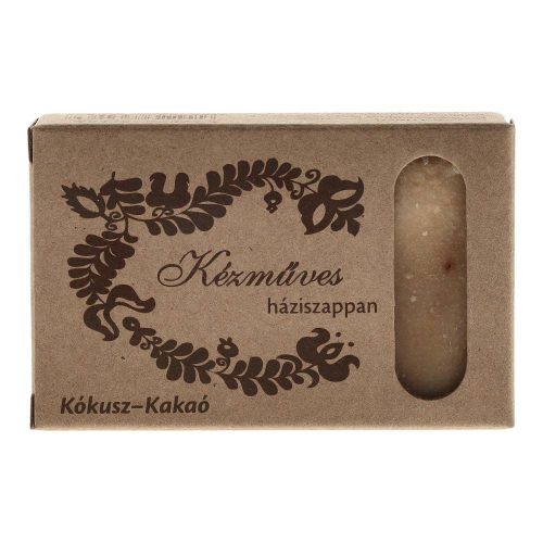 Kézműves háziszappan kókusz-kakaó