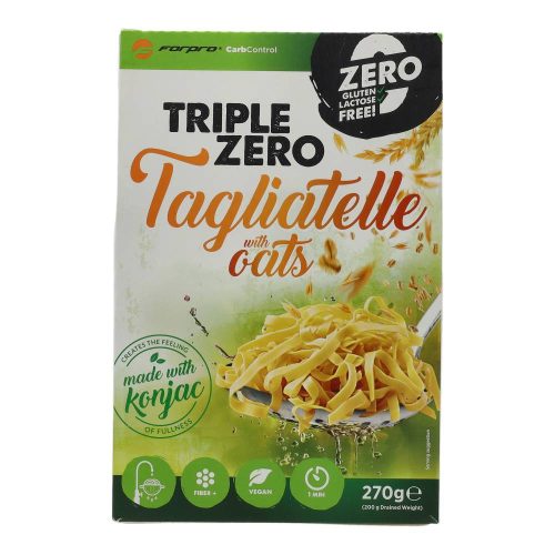 Forpro zero tészta szélesmetélt+zab gm