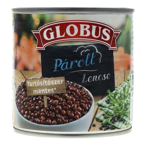 Globus lencse gőzben párolt