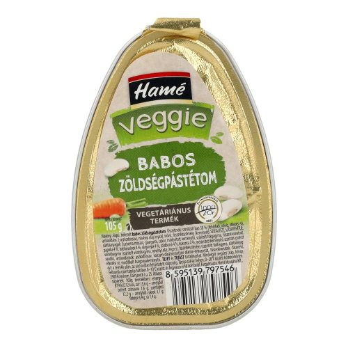 Hamé veggie babos zöldségpástétom