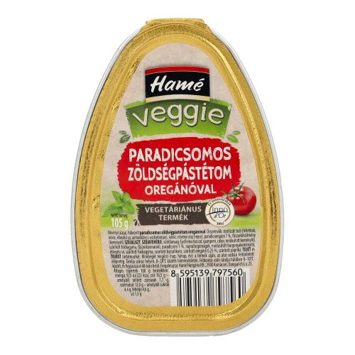 Hamé veggie paradicsomos pástétom oreg.