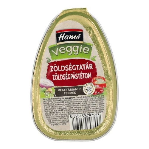 Hamé veggie zöldségtatár zöldségpástétom