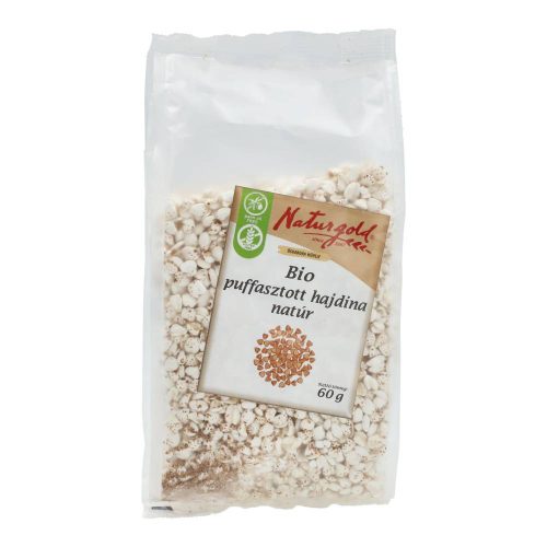 Naturgold bio puffasztotthajdina natúr gluténmentes