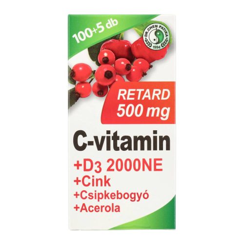 Dr. Chen c-vit.500 mg +d3+cink+acerola tbl