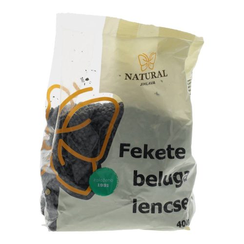 Natural fekete beluga lencse