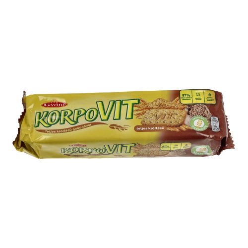 Győri korpovit keksz teljes kiőrlésű