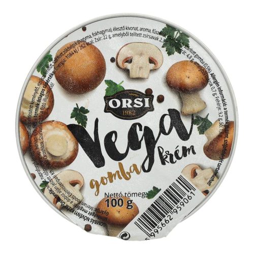 Orsi vega krém gomba