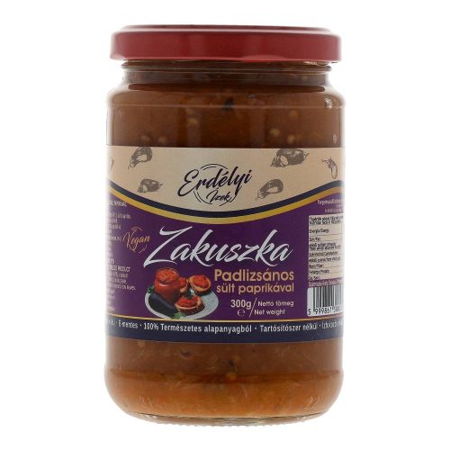 Erdélyi ízek zakuszka padlizsános