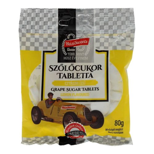 Házisweets szőlőcukor citromízű 80g