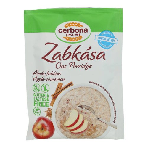 Cerbona zabkása almás-fahéjas gluténmentes50g