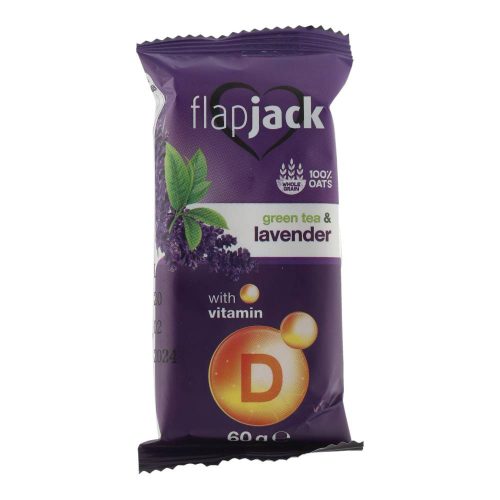 Flapjack zabszelet zöld tea levend d-vit