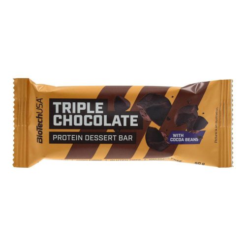 BIOTECH protein DESSERT BAR TRIPLE CHOCOL.